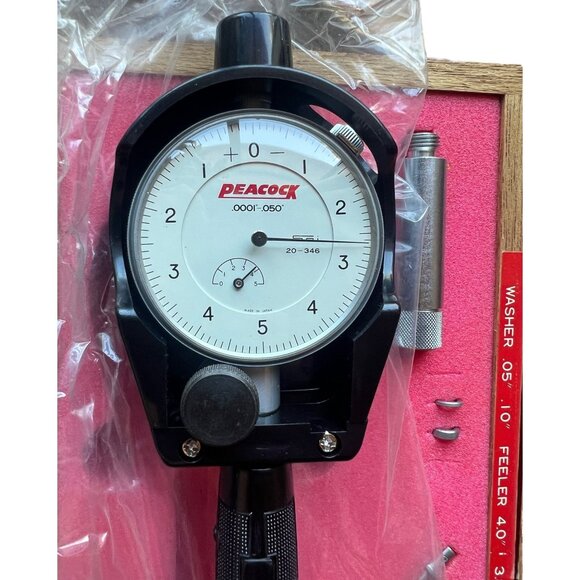 Peacock Dial Bore Gage Set 20-377 Measuring Range 2"-6" Precision Machinist Tool - Picture 5 of 11